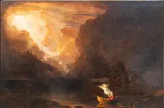 Thomas Cole, the Voyage of Life: Old Age. From: Allegory of Man's Earthly Journey, Oil on Canvas