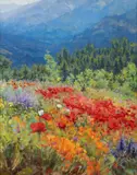 Eric K. Wallis, Field of Dreams, 2016, Oil on Canvas
