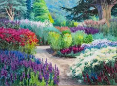 Eric K. Wallis, Gardens, 2016, Oil on Canvas