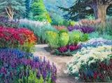 Eric K. Wallis, Gardens, 2016, Oil on Canvas