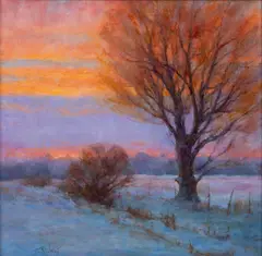 Eric K. Wallis, Cold Days End, 2012, Oil on Canvas