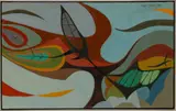 Edgar Yaeger, Abstract, 1963, Oil on Canvas