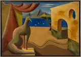 Edgar Yaeger, Landscape, 1938, Oil on Canvas