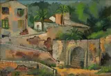 Edgar Yaeger, Entrada a Gibraleard, Oil on Canvas