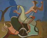 Edgar Yaeger, Don Quixote, Oil on Canvas