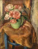 Jon Corbino, Still Life: Flowers, Oil Canvas