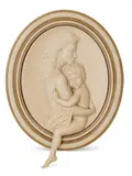 Bill Mack, Mother and Child, Natural Sand Collection Relief Wall Sculpture