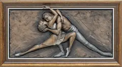 Bill Mack, Dancers, Bonded Bronze Relief Sculpture