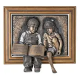 Bill Mack, Children with Book, Sculpture