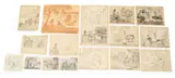Charles Waltensperger, Untitled, Charcoal on Paper Studies