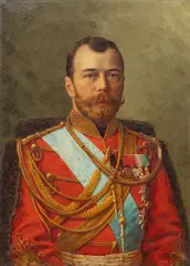 I. Matskevich, Portrait of Czar Nicholas II, 1911, Oil on Canvas