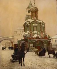 Paul Louis Bouchard, Church of the Vladimir Icon of the Mother of God, 1895, Oil on Canvas