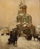 Paul Louis Bouchard, Church of the Vladimir Icon of the Mother of God, 1895, Oil on Canvas