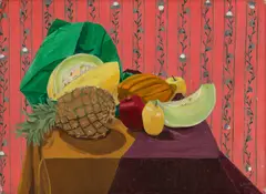 Michael Loew, Still Life Fruit, 1960, Oil on Canvas