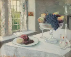 Everett Lloyd Bryant, Still Life with Fruit, Oil on Canvas