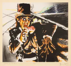 Sympathy for the Devil by Ronnie Wood, 1996, Serigraph in Colors on Wove Paper, sold Dec 2025