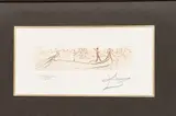 Vision of Venice (Gondola) by Salvador Dalí, circa 1976, Etching on Wove Paper, sold Dec 2025