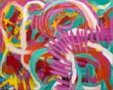 Kim Hyunsoo, Abstract Composition, 1998, Oil on Canvas