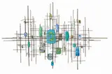 Curtis Jeré, Copper and Enamel, Sculpture