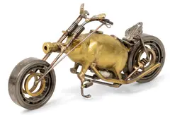 Sonny Dalton, Hog, Mixed Metal Steampunk Sculpture