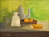 Sergio Álvarez Frugoni, Still Life, 1976, Oil on Artist Board