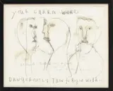 Jim Bloom, Your Charm Was Dangerously Thin, Mixed Media Drawing on Paper
