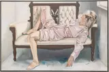 Peggie Blizzard, Reclining Woman, Oil on Canvas