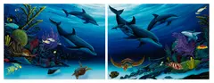 Robert Wyland, Sea of Color and Life, 2007, Giclee Diptych