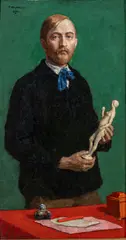 Gari Melchers, Self Portrait, 1896, Oil on Canvas