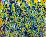 Walasse Ting, Only a Few Yellow Roses, 1969, Oil and Acrylic on Canvas