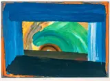 Howard Hodgkin, Gossip, 1995, Screenprint in Colors on Somerset Paper