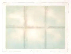 Blue Folded Clouds by Joe Goode, Lithograph in Colors on Wove Paper, sold Nov 2025