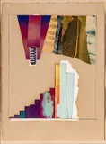 Robert Rauschenberg, Untitled, Offset Lithograph in Colors with Screenprint, Pochoir, Collage and Embossing on Handmade Paper 1977, 'Horsef