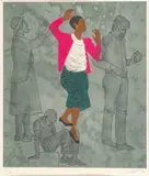Elizabeth Catlett, Walking Blindly, 1992, Lithograph in Colors on Wove Paper