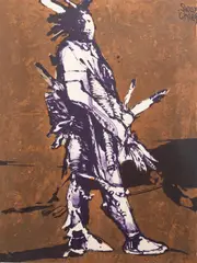 Fritz Scholder, Sioux Chief, 1978, Lithograph