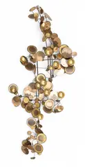 Raindrops by Curtis Jeré, 1970, Wall Sculpture, sold Nov 2025