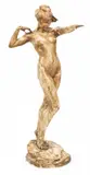 Harriet Whitney Frishmuth, The Leaf, 1916, Plaster Sculpture