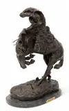 Rattlesnake by Frederic Remington, Bronze Sculpture, sold Nov 2025