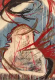 Gilda Snowden, Untitled, Acrylic, Encaustic, and Oil on BFK Rives Paper Untitled.