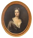 Sir Godfrey Kneller, Grace Wilbraham, 3rd Countess of Dysart, Oil on Canvas 18th/