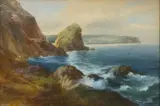 John Shapland, the Lizard Head, Cornwall, Watercolor and Gouache on Paper