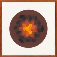 Brian Halsey, "Moleculon", Serigraph a P #4/12