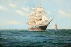 Montague Dawson, Summer Days, Oil on Canvas