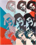 Andy Warhol, Untitled, Screenprint in Colors on Lenox Museum Board 1980, 'The Marx Brothers, from Ten Portraits of Jews of the Twentieth Ce