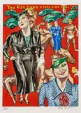 Red Grooms, You Can Have a Body Like Mine, 1978, Screenprint in Colors on Wove Paper