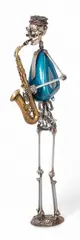 Sonny Dalton, Harley Davidson Sax, 2002, Monumental Steampunk Mixed Metal Sculpture