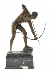 Otto Schmidt-Hofer, The Archer, 1920, Bronze Sculpture