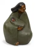 Martha Pettigrew, Mother And Child, 2001, Patinated Bronze Sculpture