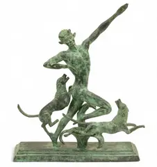 Paul Manship, Actaeon, Bronze Sculpture