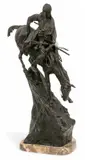 The Mountain Man by Frederic Remington, Bronze Sculpture, Ca., sold Oct 2025